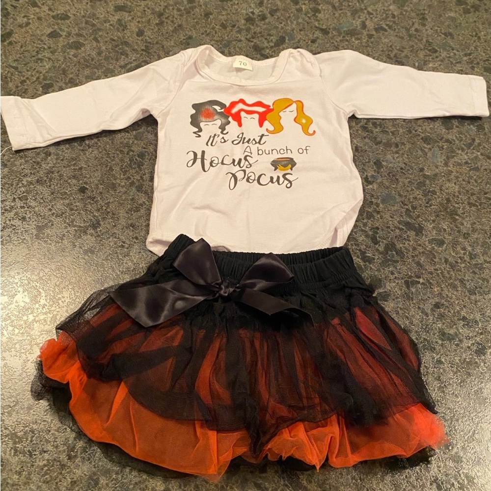 Hocus Pocus Halloween Onesie and Tutu
